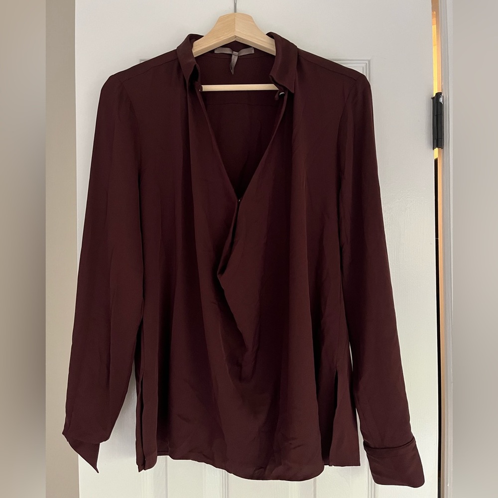 Halston Heritage silk blouse